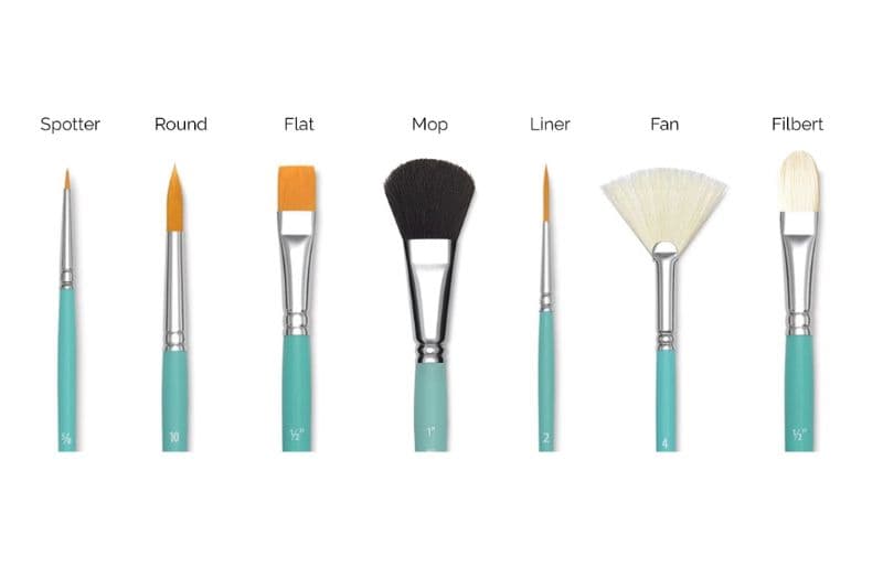 Các loại cọ vẽ phổ biến và công dụng của chúng