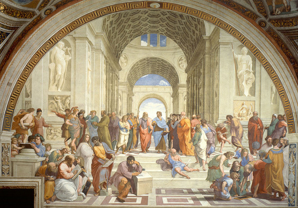 Bức tranh "Trường học Athens" - Raphael (1509 - 1511) Bức tranh "Trường học Athens" - Raphael (1509 - 1511)