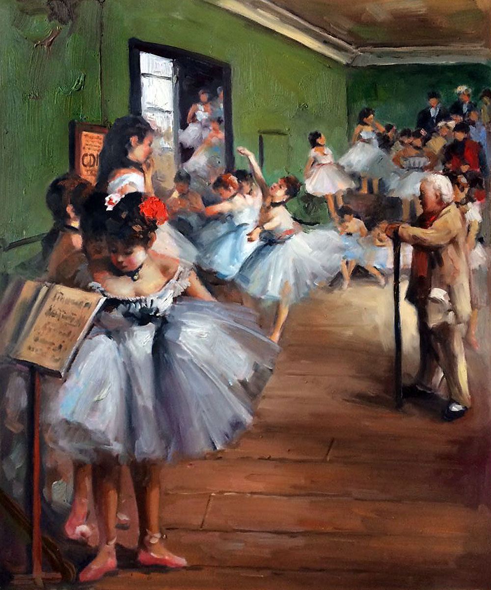 Bức tranh "The dance class" của Edgar Degas Bức tranh "The dance class" của Edgar Degas