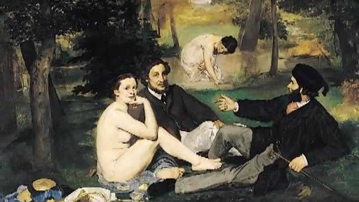 Bức họa "Le déjeuner sur l’herbe" Bức họa "Le déjeuner sur l’herbe"
