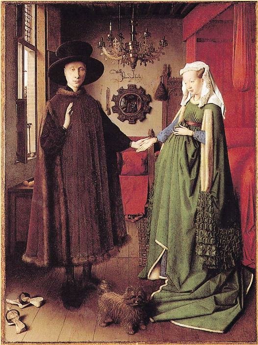 Bức tranh “Hôn lễ của Arnolfini” của danh họa Jan Van Eyck