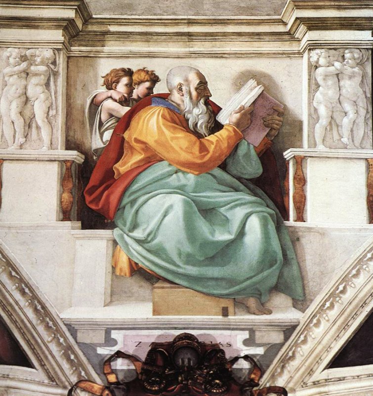 Giơ ngón tay trước Giáo hoàng của Michelangelo