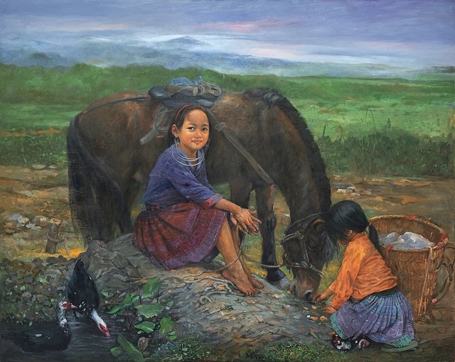 Tác phẩm “Đợi mẹ” - Bùi Văn Tuất