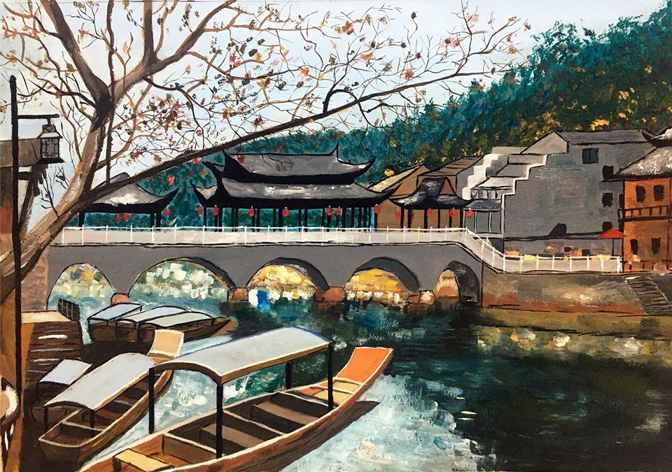 Tranh phong cảnh nước ngoài