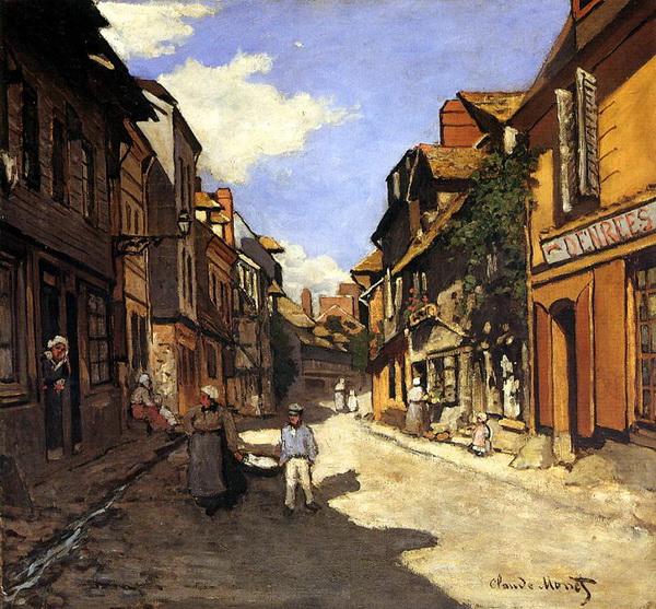 Tác phẩm "Phố" - Claude Monet