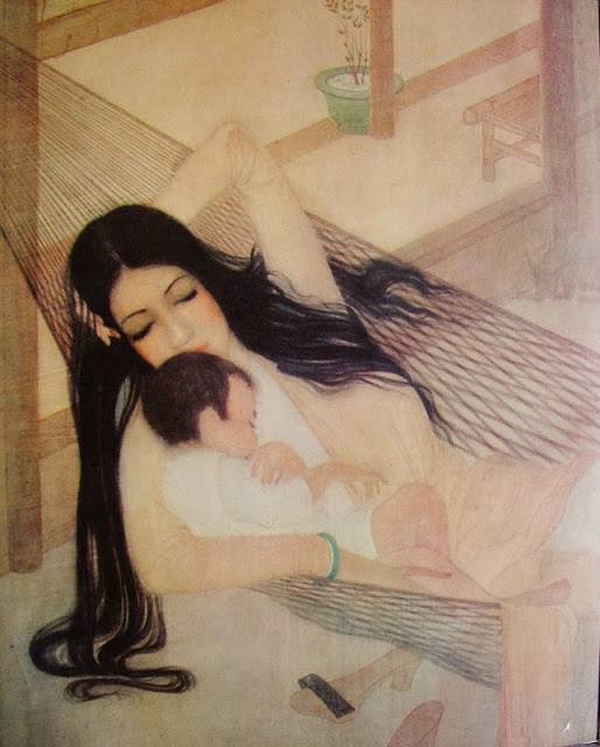 Tác phẩm “Nắng Hè” rất nổi tiếng của họa sĩ Lê Văn Đệ