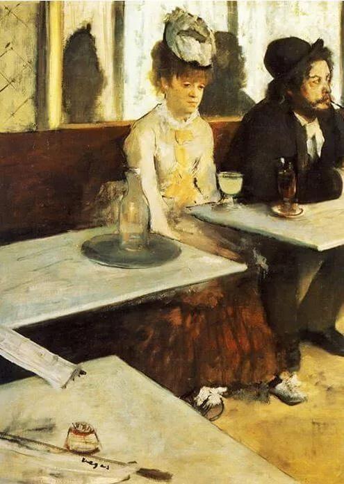 Tác phẩm "Những Người Uống Rượu Absinthe" – Edgar Degas, 1876