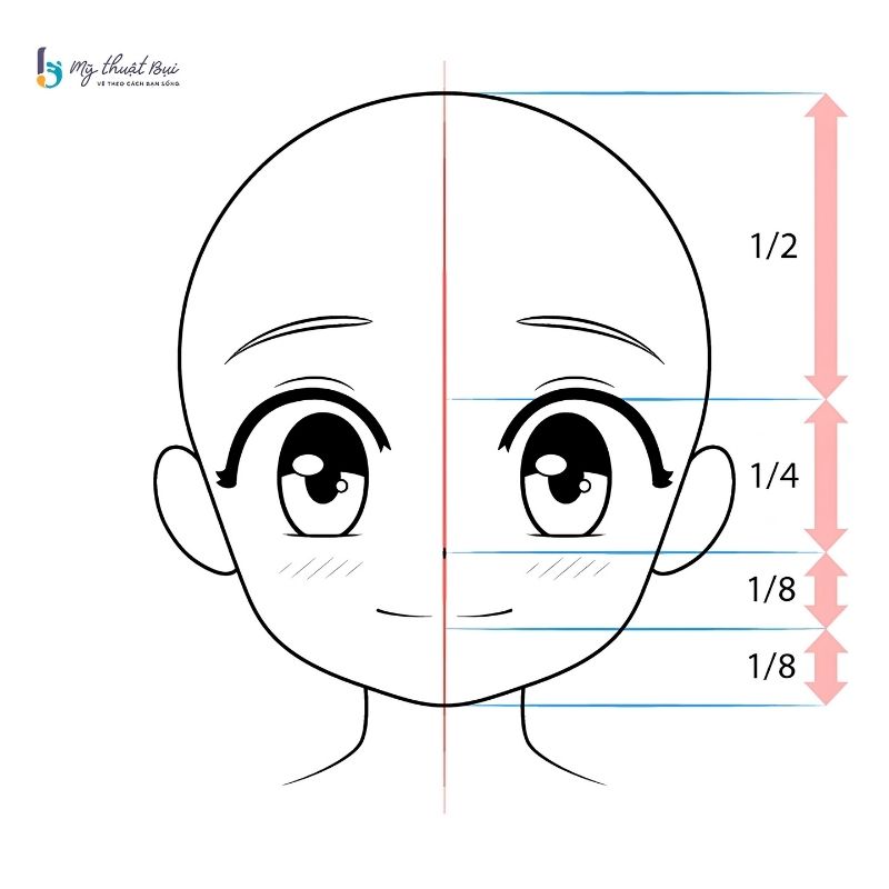Hướng dẫn cách vẽ khuôn mặt anime nữ Hướng dẫn cách vẽ khuôn mặt anime nữ