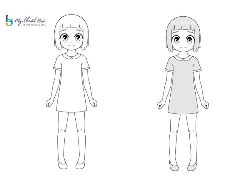 Hướng dẫn vẽ trang phục anime Hướng dẫn vẽ trang phục anime