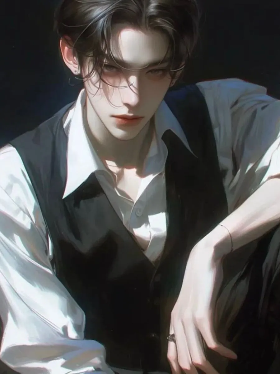 Tranh vẽ anime nam lạnh lùng
