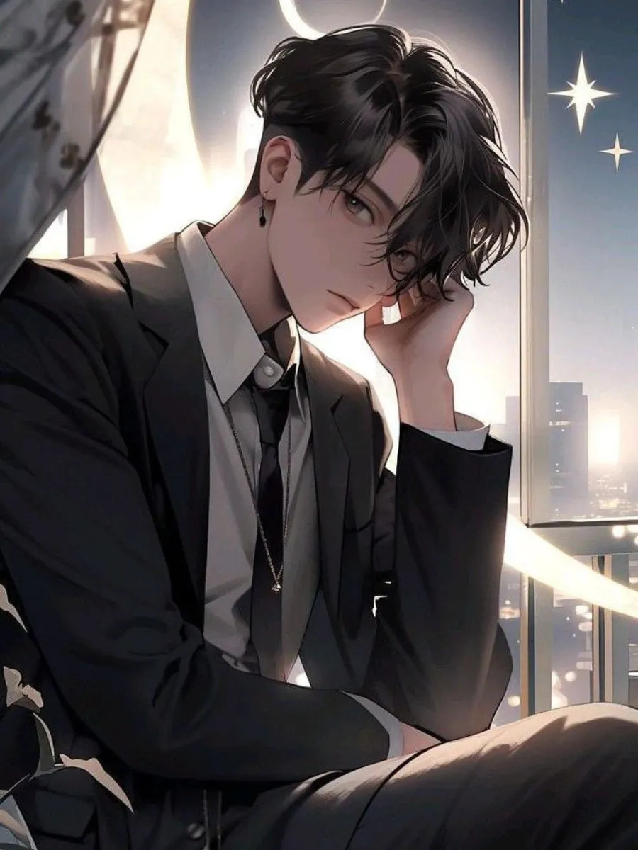 Tranh vẽ anime nam ngầu