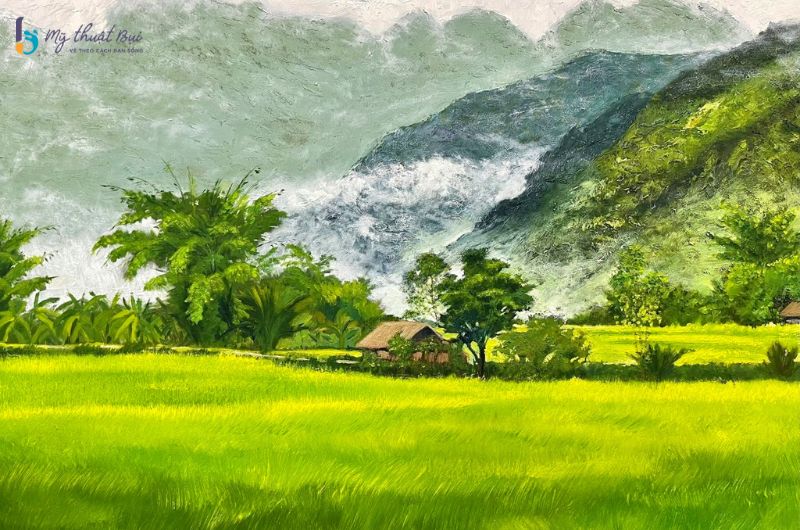 Tranh phong cảnh núi rừng