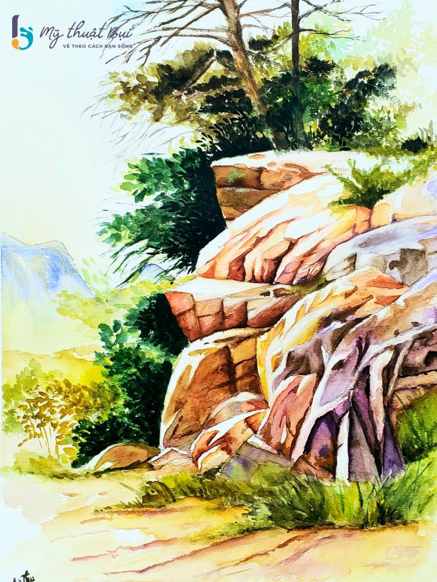 Tranh phong cảnh màu nước