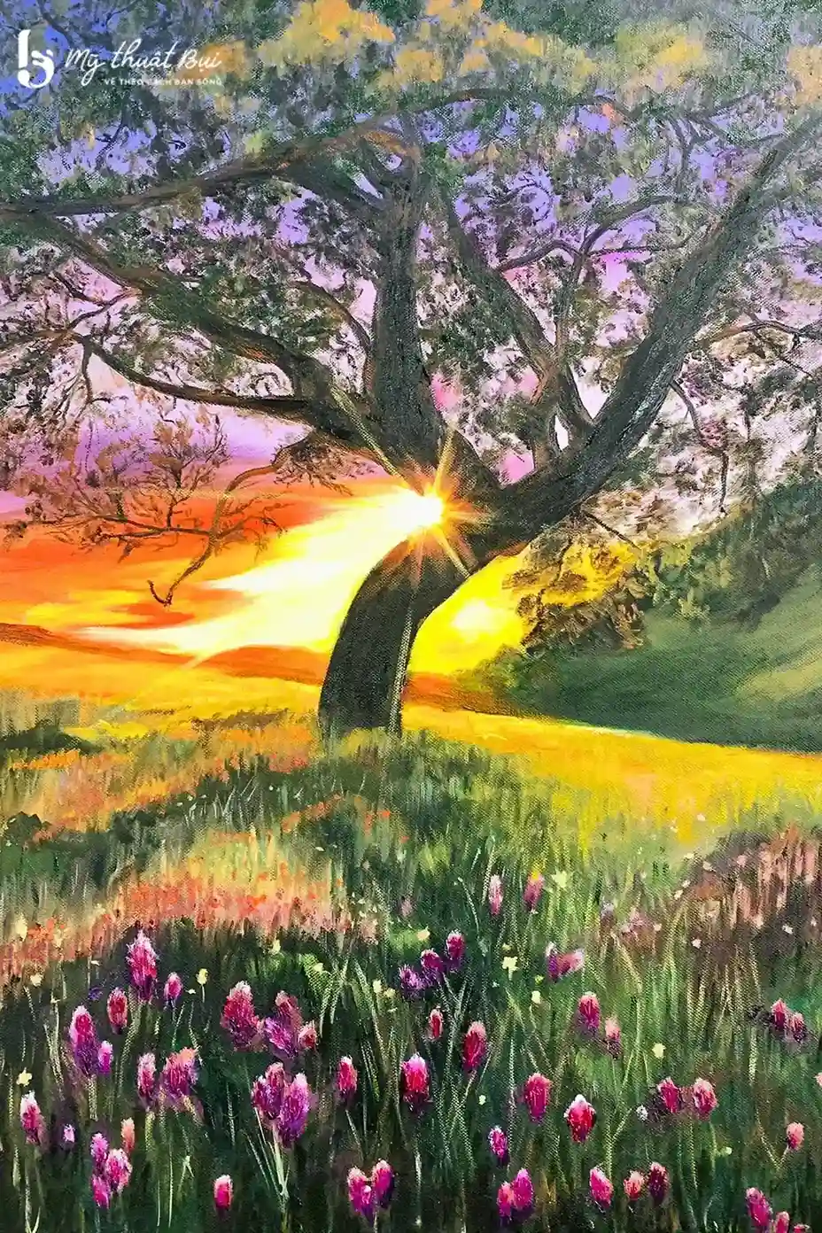 Tranh vẽ cây 2