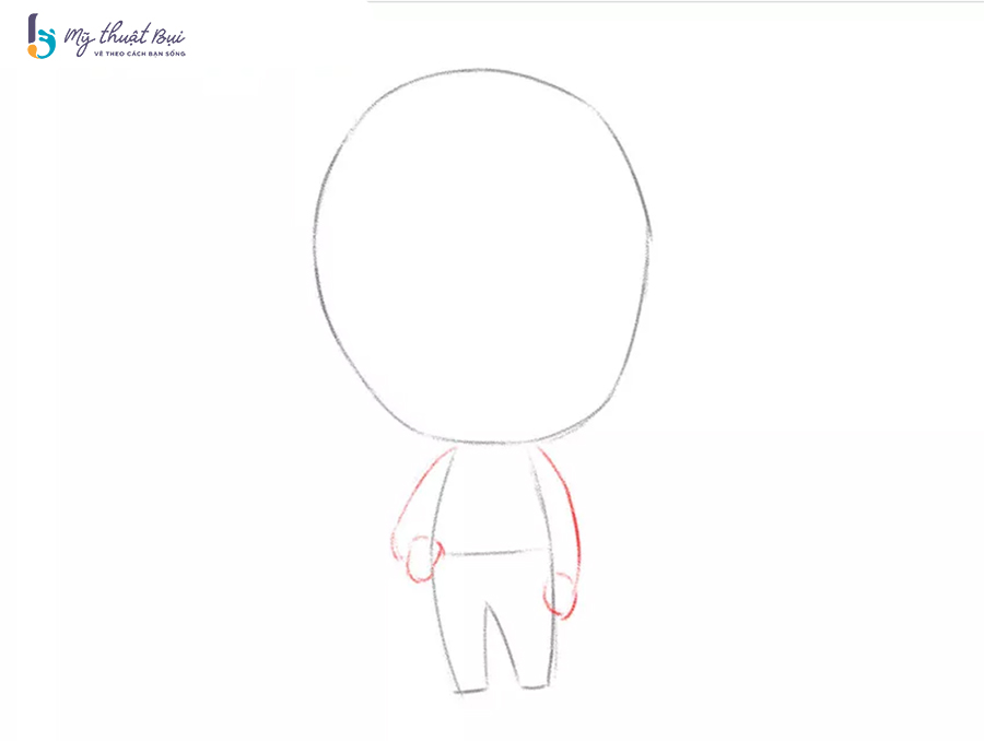 Phác thảo dáng người chibi nam Phác thảo dáng người chibi nam