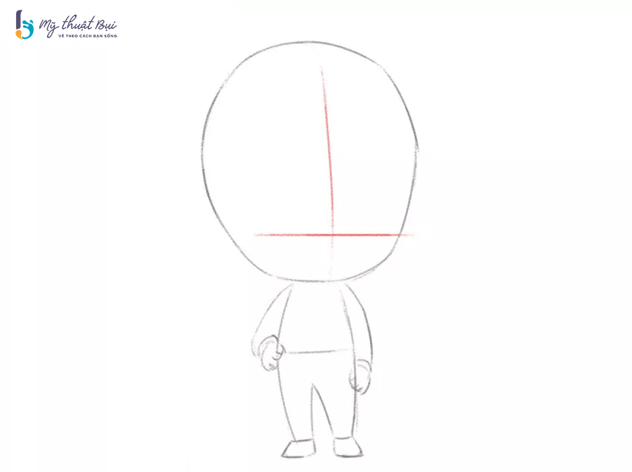 Vẽ khuôn mặt cho chibi nam Vẽ khuôn mặt cho chibi nam