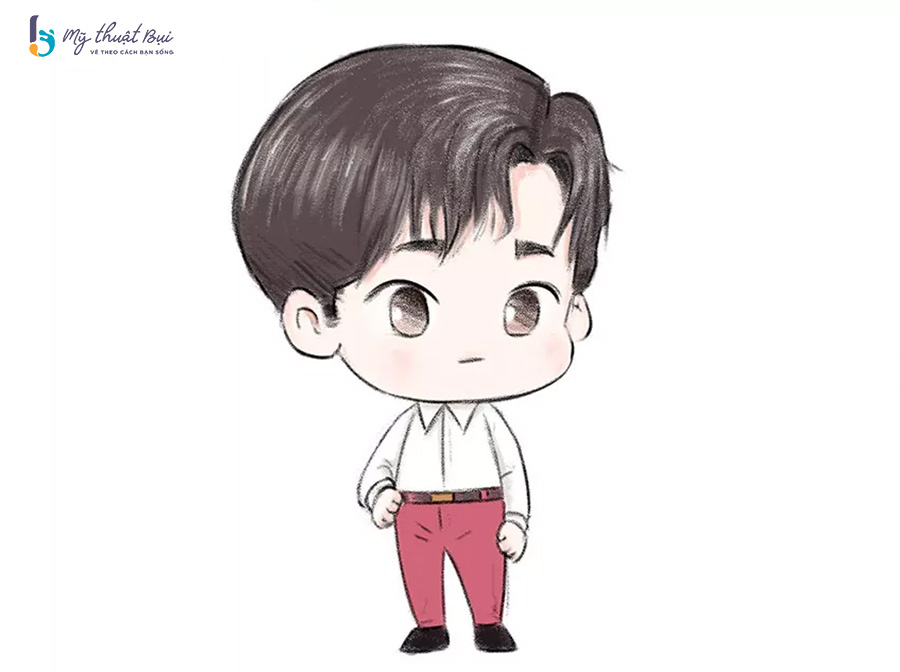 Tô màu và hoàn thiện tranh vẽ chibi nam Tô màu và hoàn thiện tranh vẽ chibi nam
