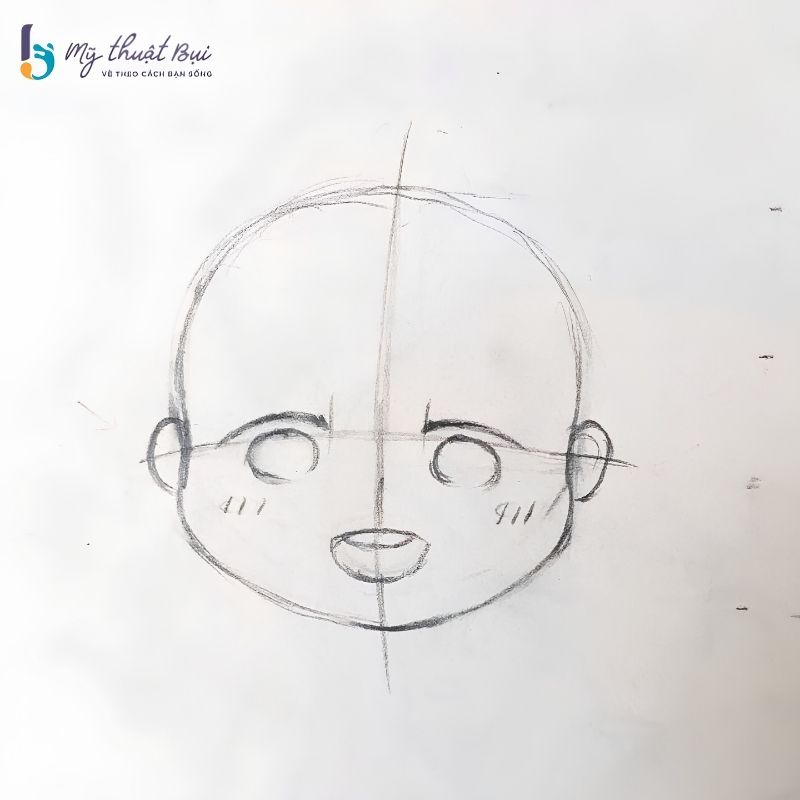 Vẽ mắt, miệng và tai cho nhân vật chibi nữ Vẽ mắt, miệng và tai cho nhân vật chibi nữ