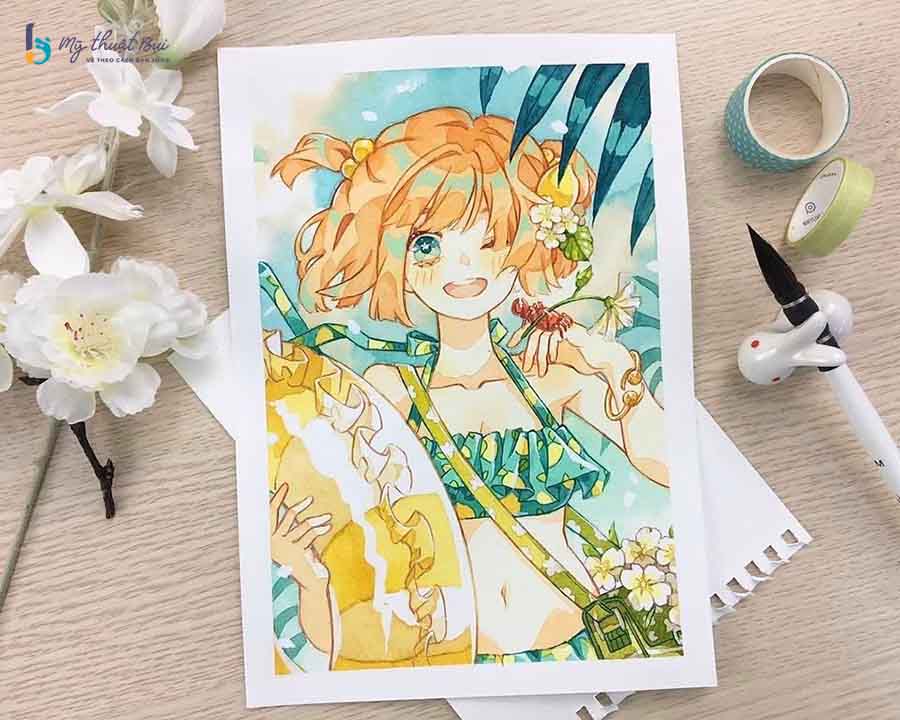 Ảnh anime đẹp cute đơn giản dễ vẽ 5