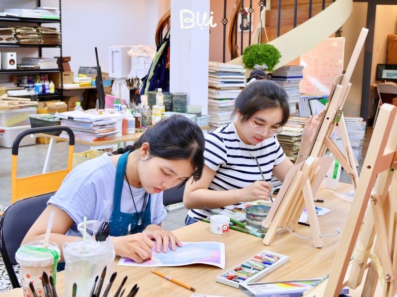 Điểm đặc biệt của lớp vẽ quận 3 Mỹ Thuật Bụi