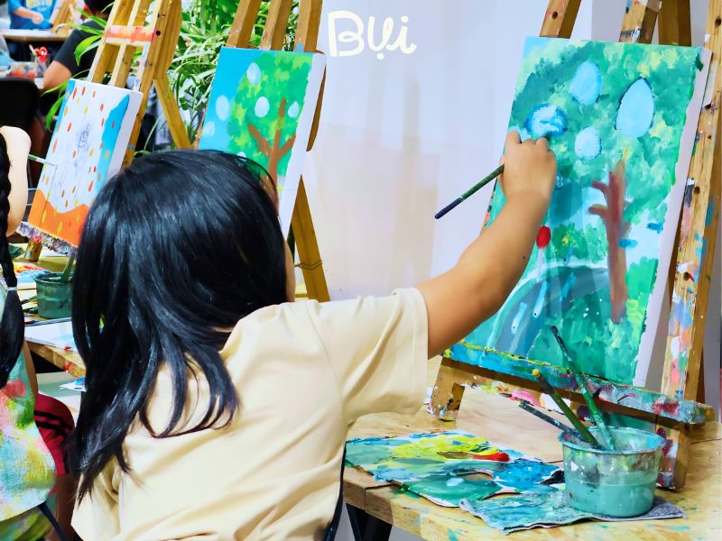 Tổng quan về lớp học vẽ cho bé Quận 7 của Mỹ Thuật Bụi 