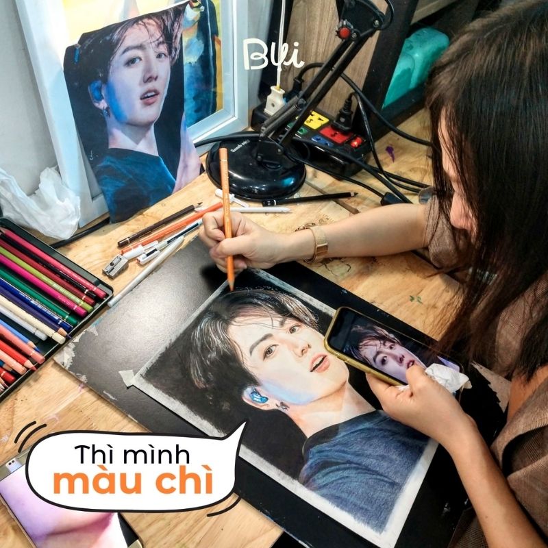Lớp học vẽ Chân Dung