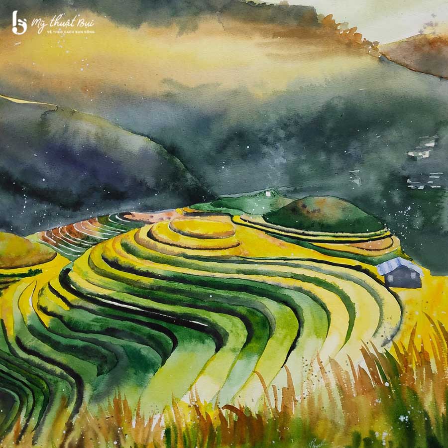 Tranh phong cảnh màu nước