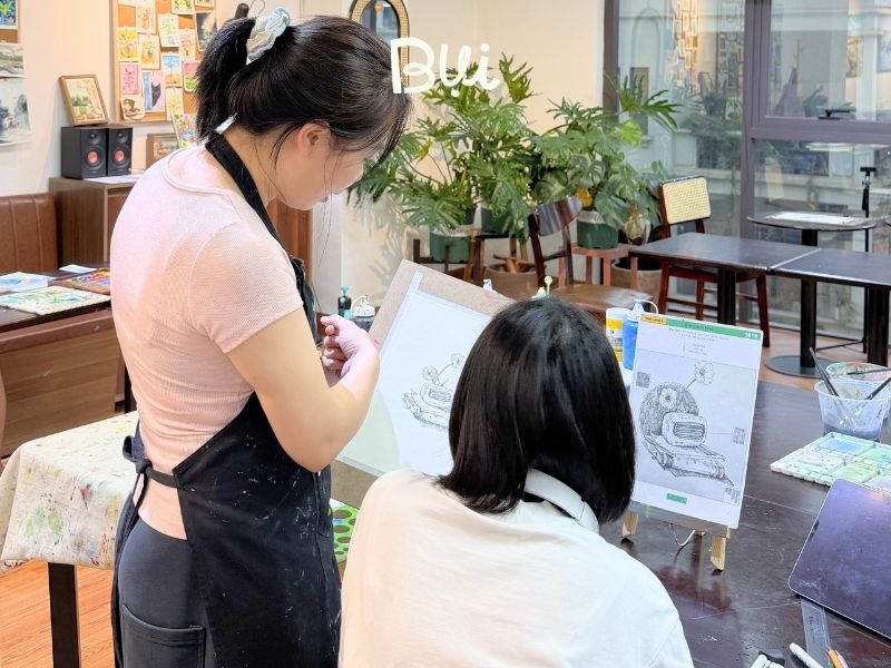 Đội ngũ giáo viên tại Mỹ thuật Bụi