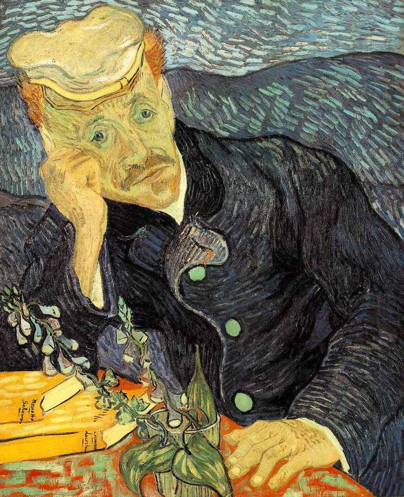 Chân Dung Bác Sĩ Gachet - Portrait of Dr. Gachet (1890)