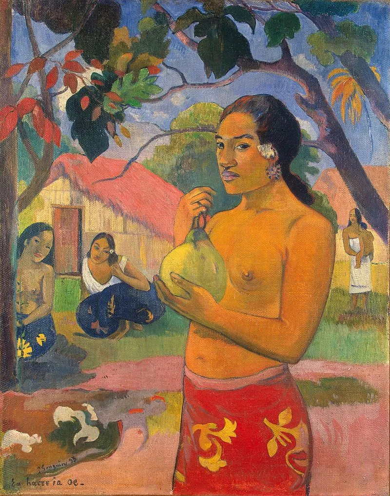Tác phẩm Woman Holding a Fruit, Paul Gauguin