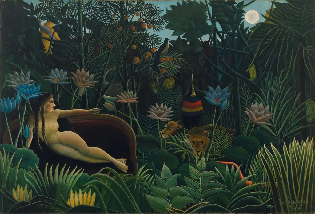 Tranh Giấc mơ của họa sĩ Henri Rousseau
