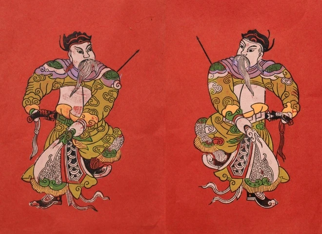 Tranh cặp Môn Thần (Thần giữ cửa) Tranh cặp Môn Thần (Thần giữ cửa)