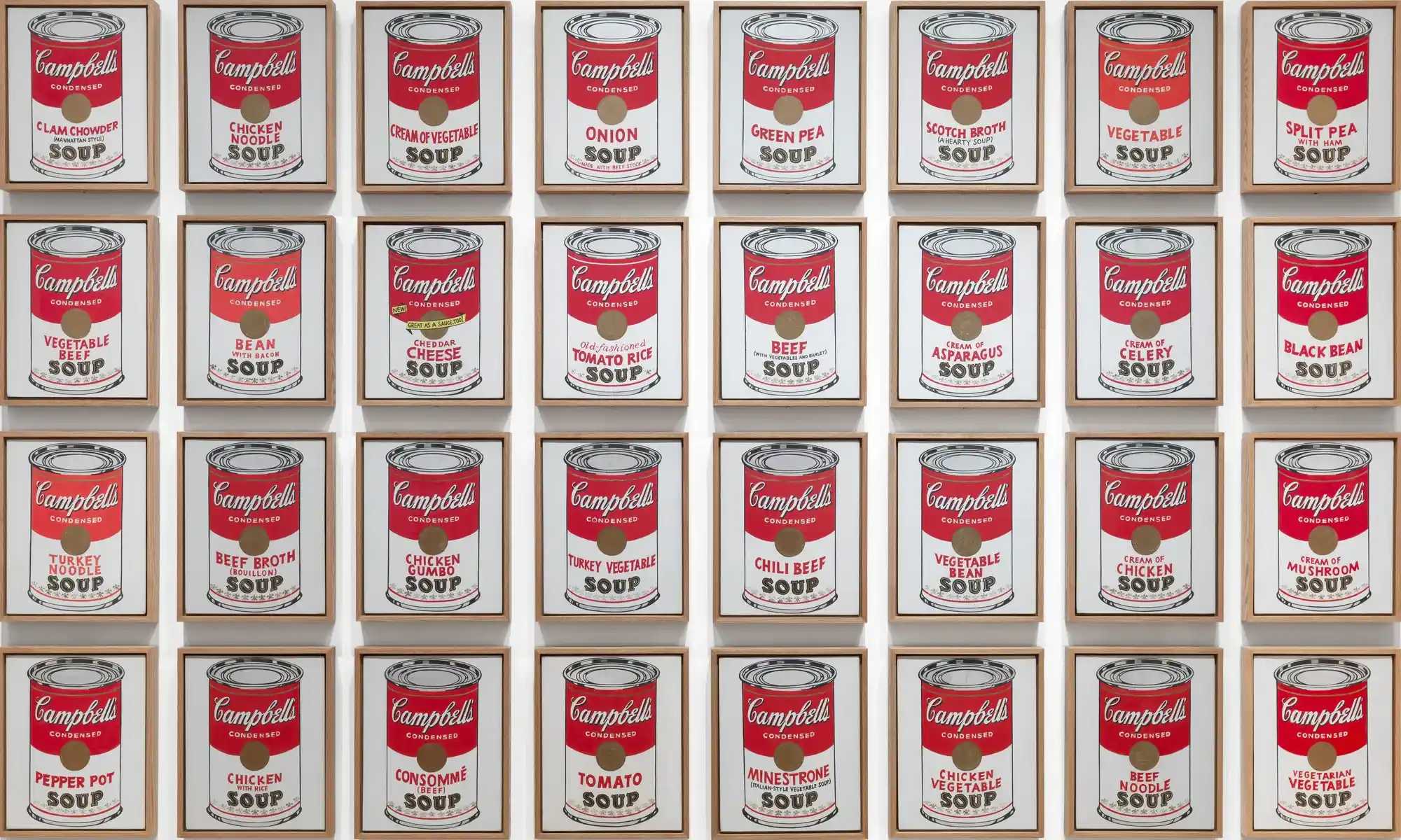 Tác phẩm Campbell's Soup Cans (1962)