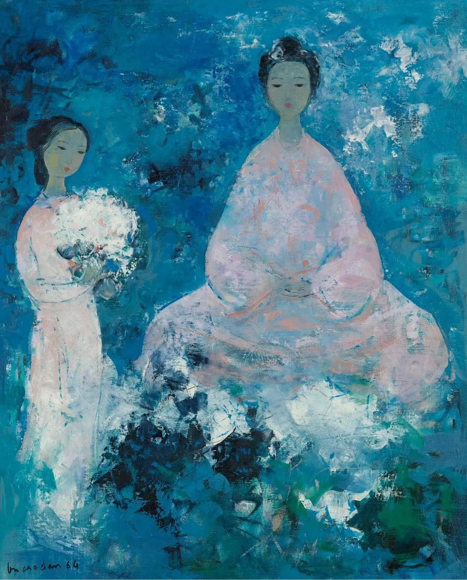 Tranh sơn dầu Dâng hiến (L’Offrande, 1964)