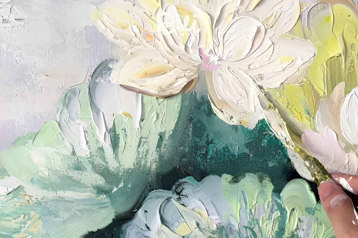 Đắp màu impasto