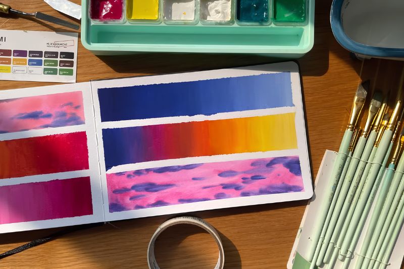Hòa trộn và chuyển sắc (Gradient)