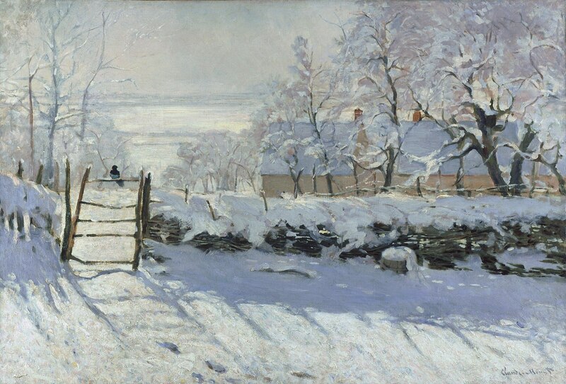 Bức tranh "Chim ác", năm 1868 của Claude Monet